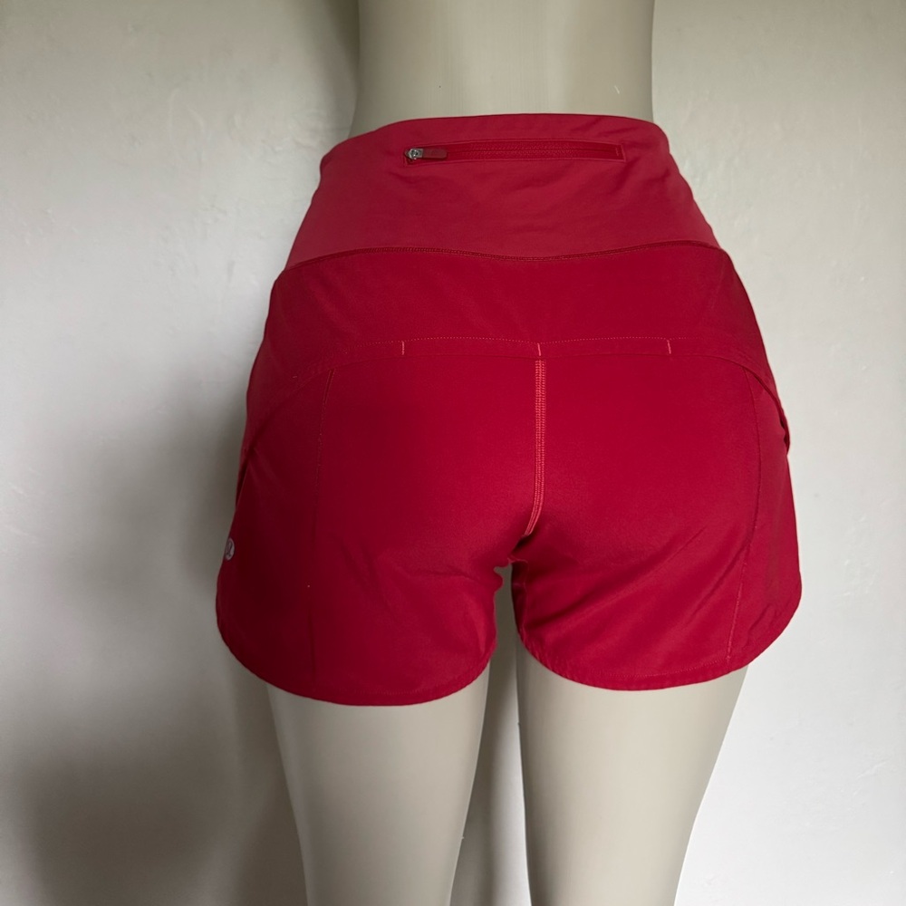 Lululemon Speed Up High-Rise Short 4" in Dark Red - Picture 8 of 9